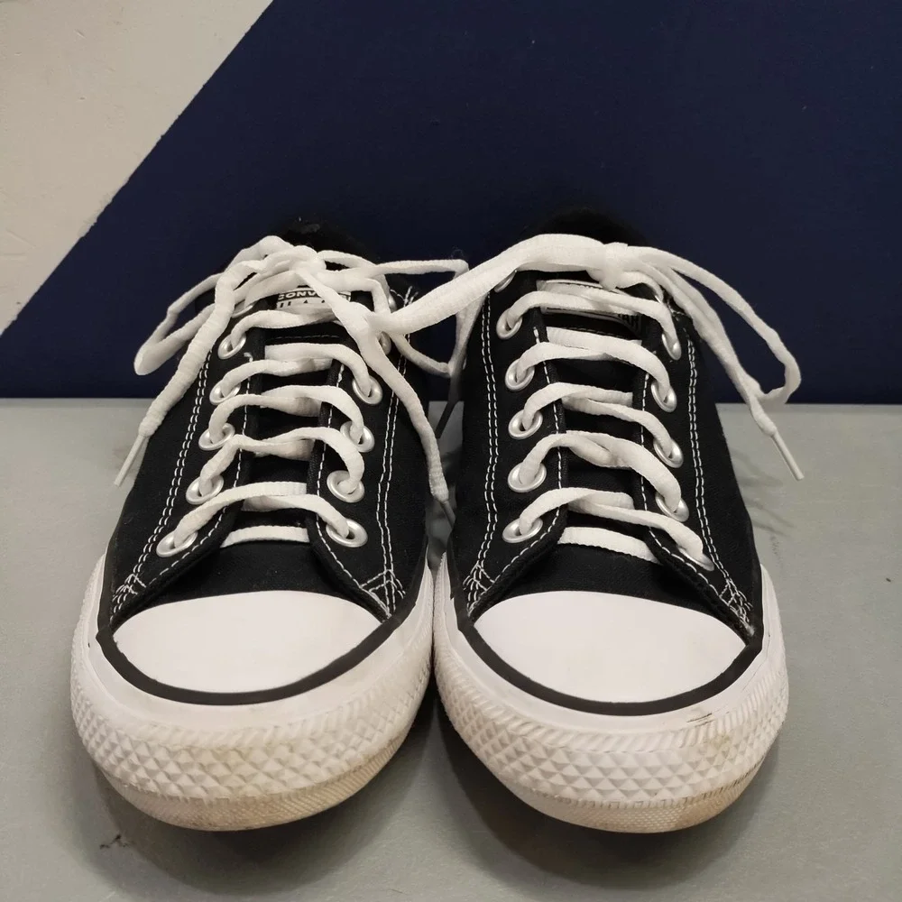 Converse Chuck Taylor All Star Street Slip Sneakers Kids 5.5 Black White A01693F